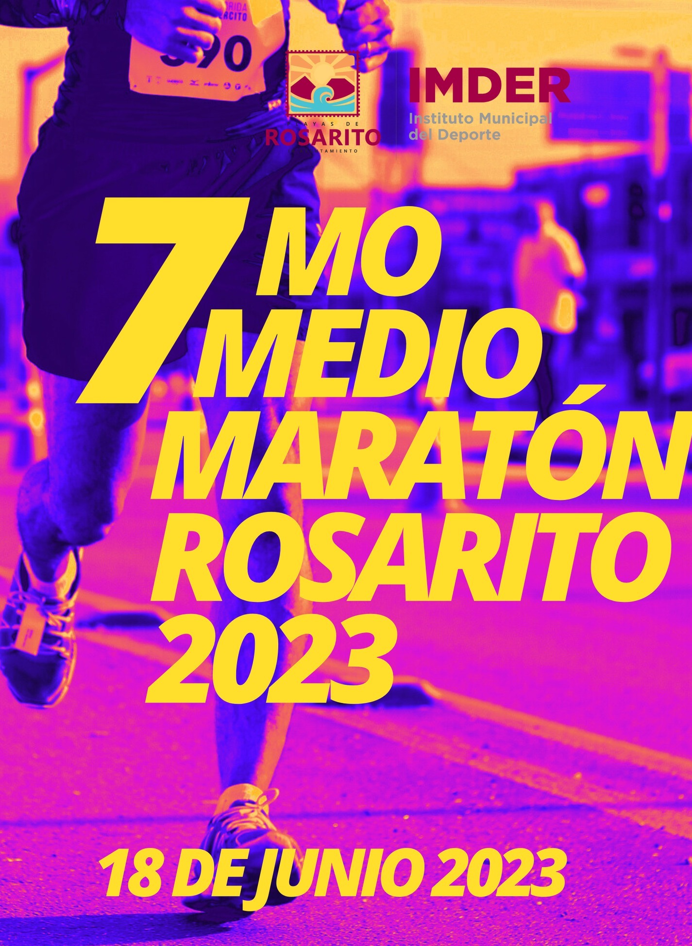 Medio Maratón de rosarito 2023