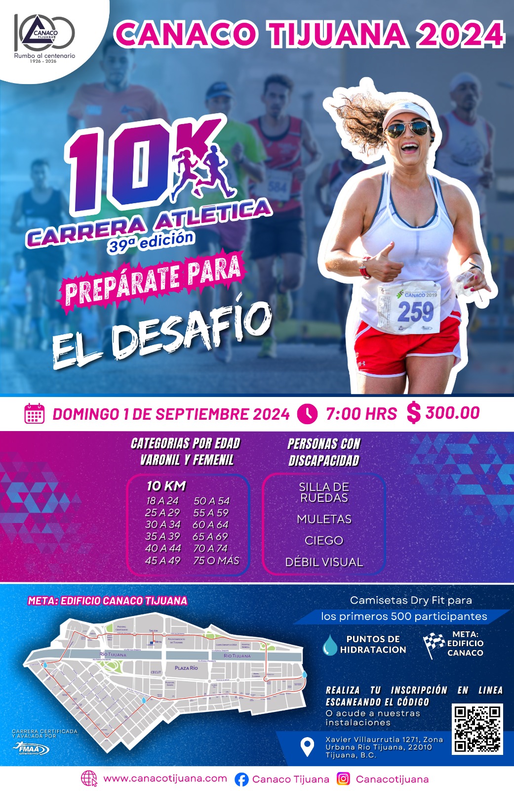 CARRERA INTERNACIONAL CANACO TIJUANA XXXIX 2024