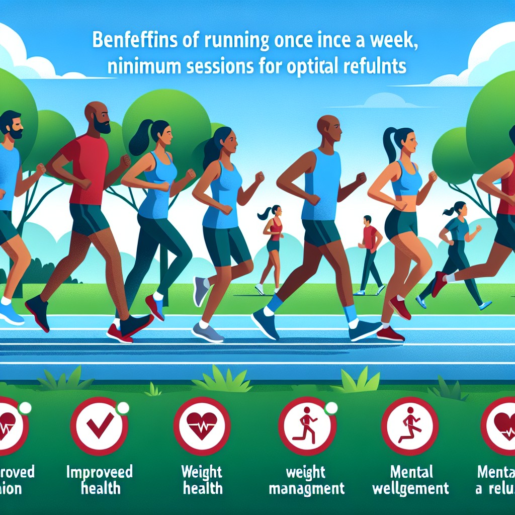 correr una vez a la semana beneficios y duracion minima