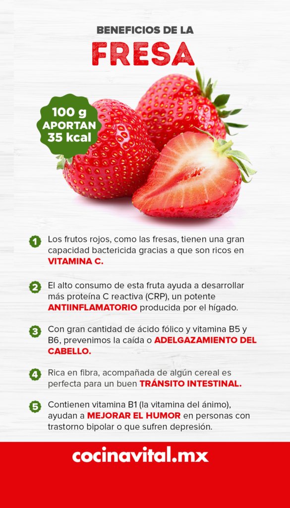 Conoces Los Increíbles Beneficios De Las Fresas