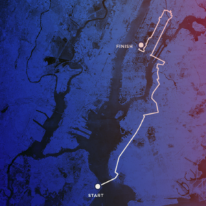 marathon map MaratOn de Nueva York 2024