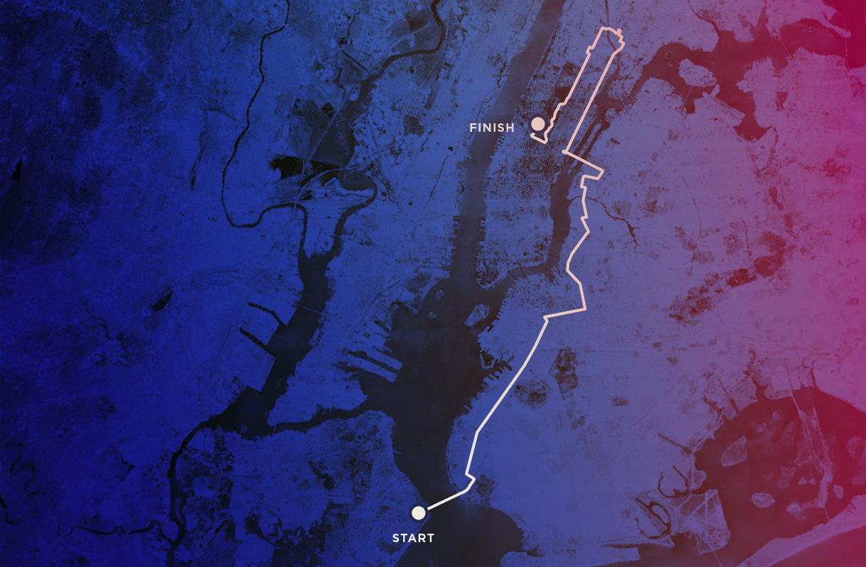 marathon map MaratOn de Nueva York 2024
