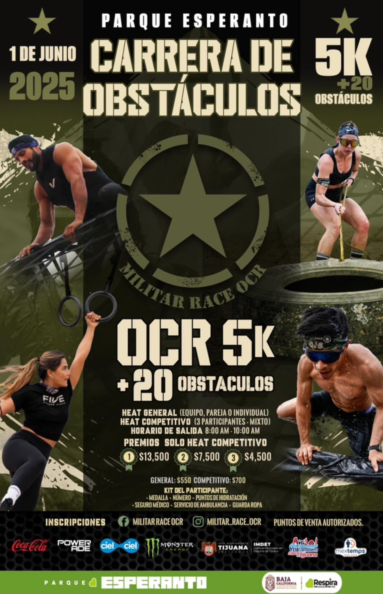 Militar Race OCR Carrera de Obstaculos