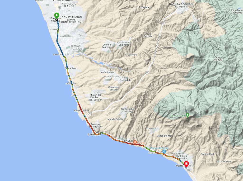 ruta Medio maraton puerto nuevo