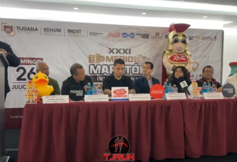 primer rueda de prensa Medio maraton de tijuana 2026