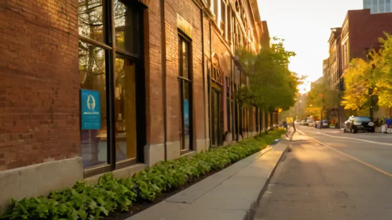 Amanecer urbano lleno de energía y movimiento