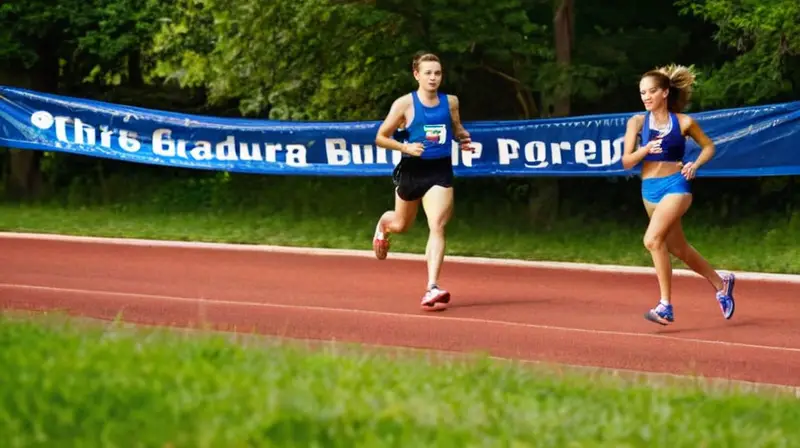 Atletas corriendo en pista bajo el sol