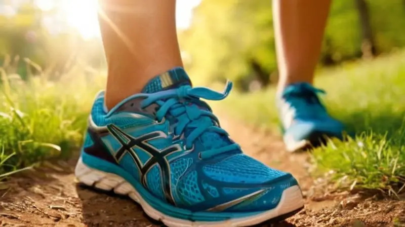 Corredores en un parque bajo el sol