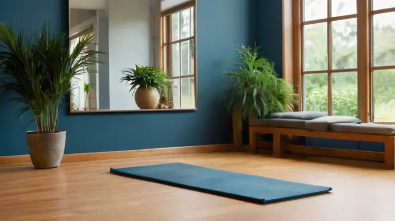 Gimnasio sereno y motivador para entrenar