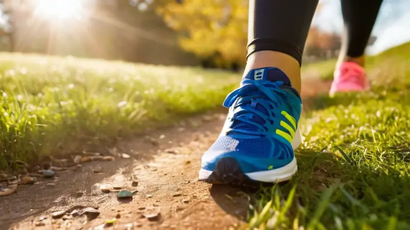 Corredores en un parque, esfuerzo y camaradería