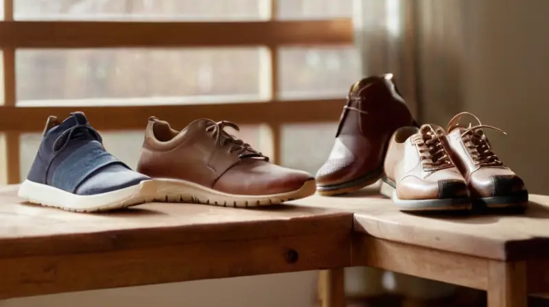 Reunión colaborativa sobre estilos de calzado