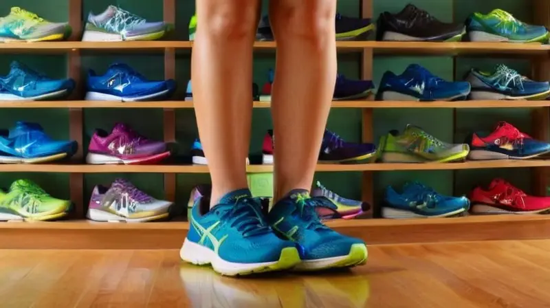 Tienda de zapatos iluminada y acogedora