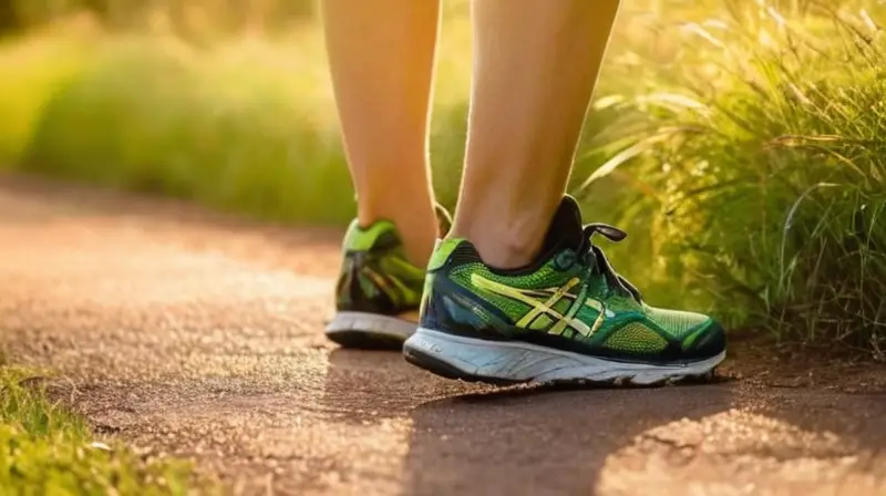 Reloj deportivo brilla en parque verde