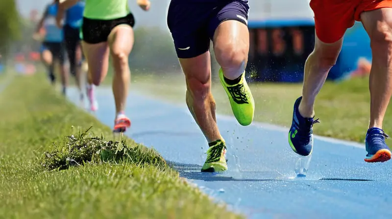 Escena deportiva vibrante llena de energía