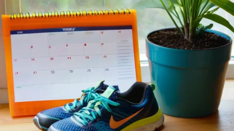 Escritorio organizado inspira energía para correr