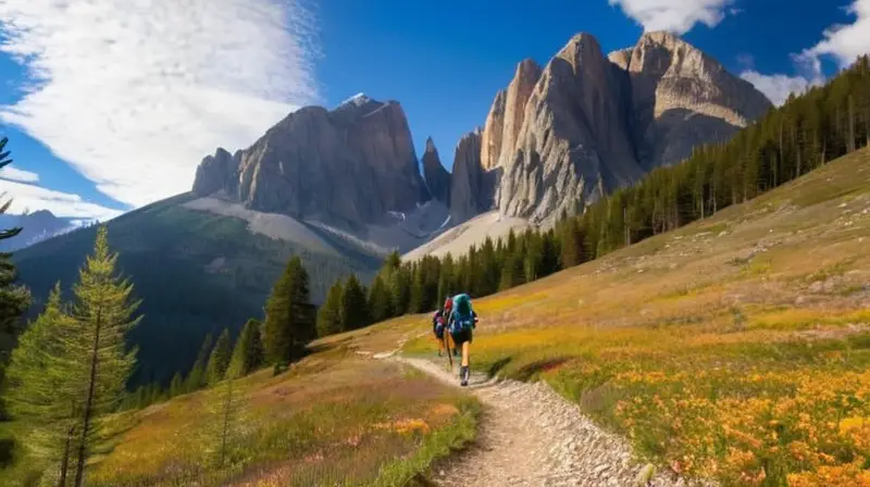 Atletas entrenan en un sendero montañoso