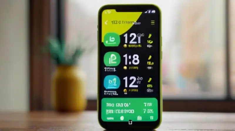 Pantalla de smartphone muestra app de correr
