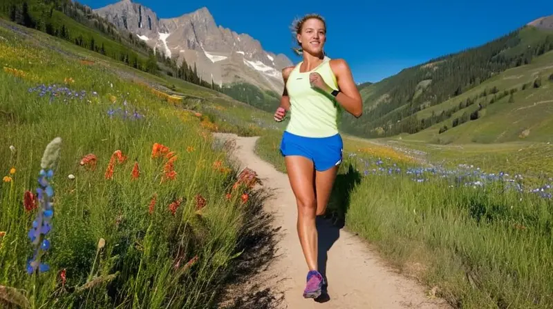 Corredor en montaña