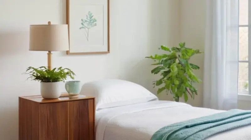 Habitación serena y acogedora para descansar