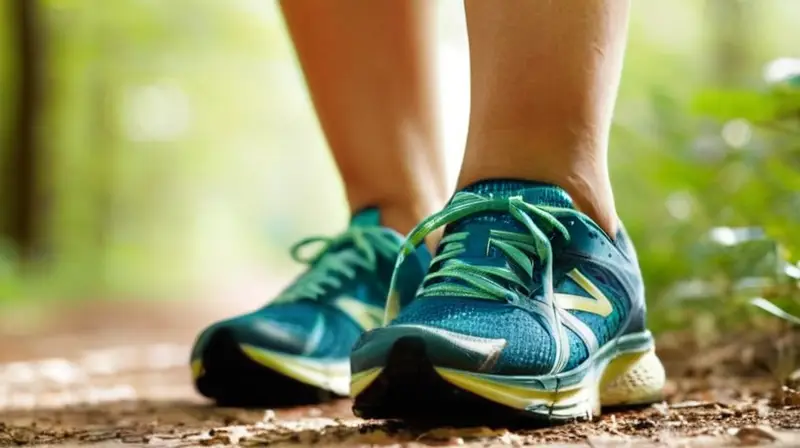 Corredor sudoroso avanza hacia la meta