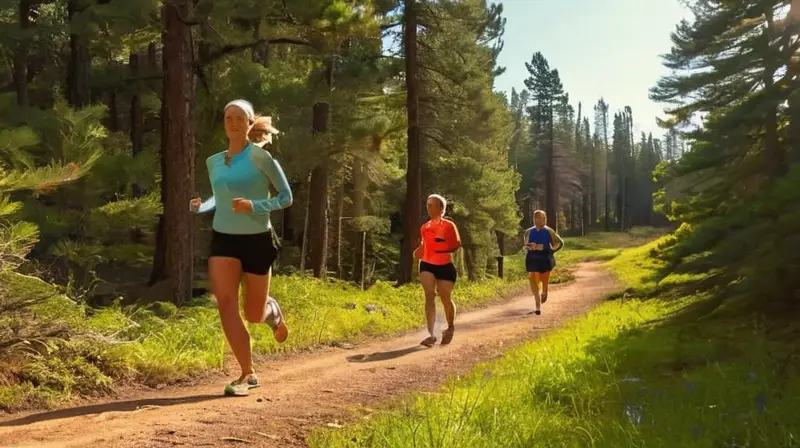 Corredores en montaña
