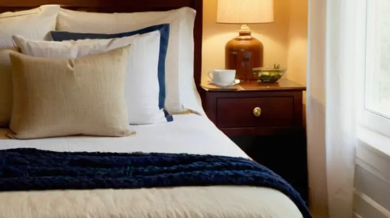 Habitación serena, luz suave y calma matutina