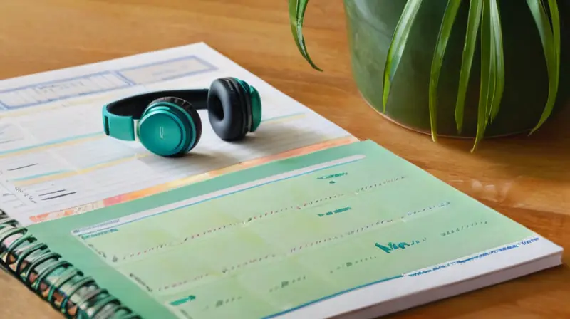 Calendario de carreras sobre un escritorio acogedor