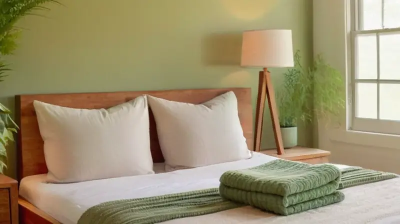 Habitación acogedora y serena para relajarse