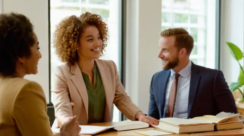 Oficina acogedora llena de creatividad y colaboración