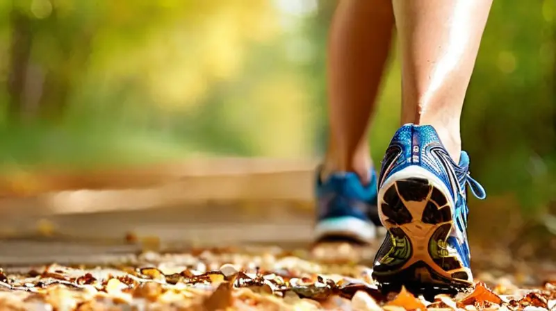 Rodilla de corredor en movimiento y esfuerzo