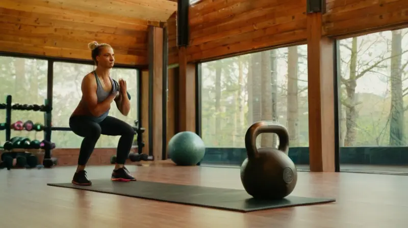 Gimnasio iluminado lleno de energía y atletas