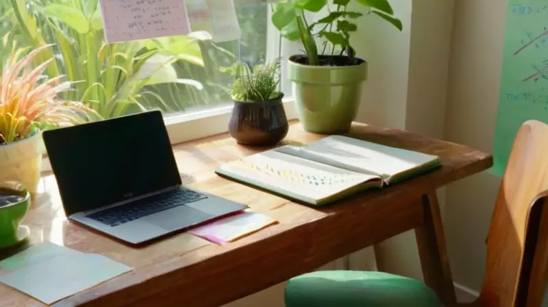 Habitación iluminada, ordenada y acogedora