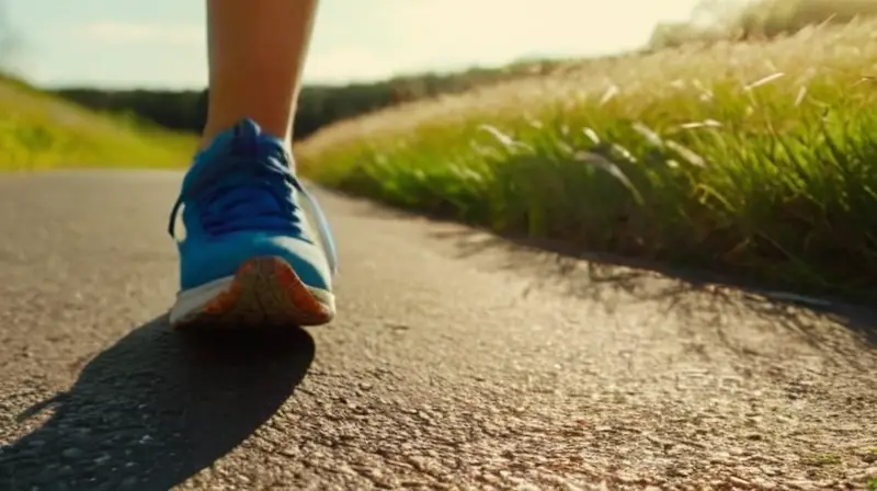 Escena de carrera al aire libre vibrante
