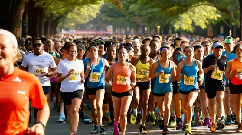 Correr en comunidad llena de energía vibrante