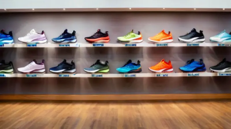 Tienda de zapatos luminosa y acogedora