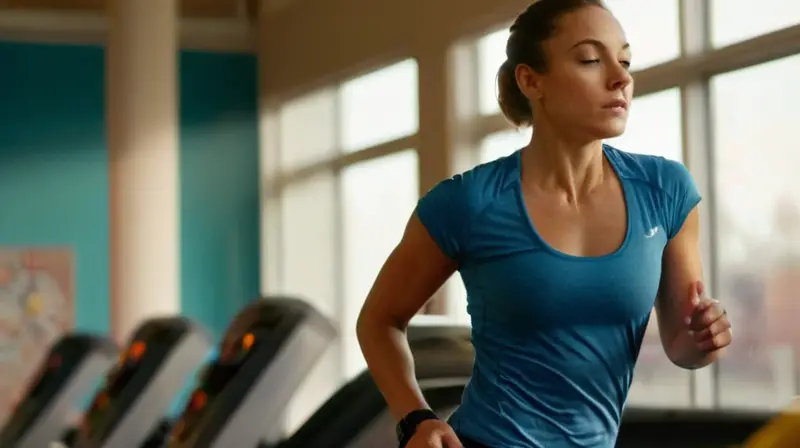 Atleta en el gimnasio