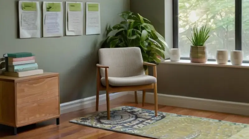 Sala iluminada con un ambiente acogedor