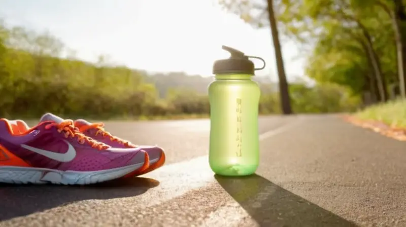 Pista de atletismo vibrante llena de energía