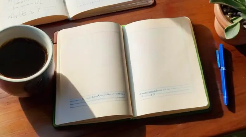 Escritorio acogedor con luz natural y orden