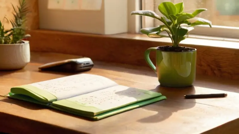 Habitación iluminada y acogedora con detalles motivacionales