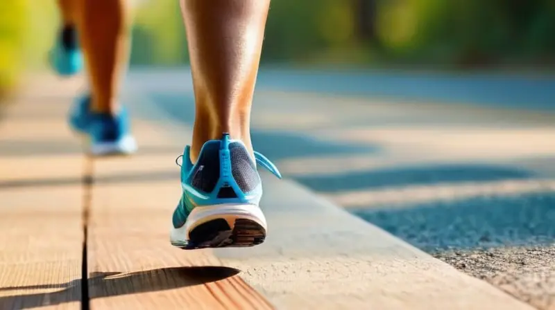 Pantalla de smartphone muestra app de running