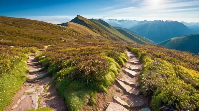 Paisaje montañoso invita a la aventura
