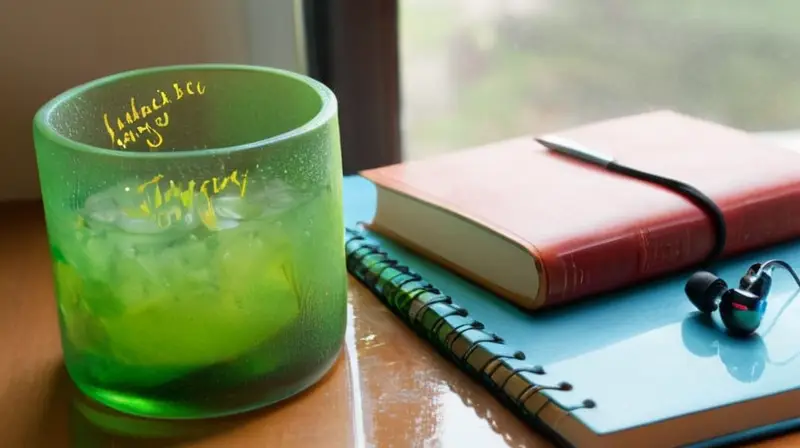 Escritorio acogedor que inspira creatividad y reflexión