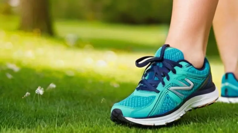 Smartphone muestra app de running en parque