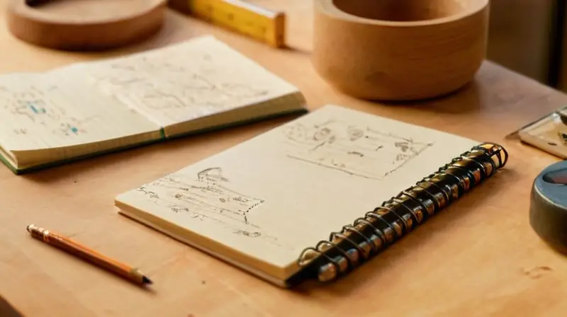 Taller iluminado lleno de herramientas y proyectos