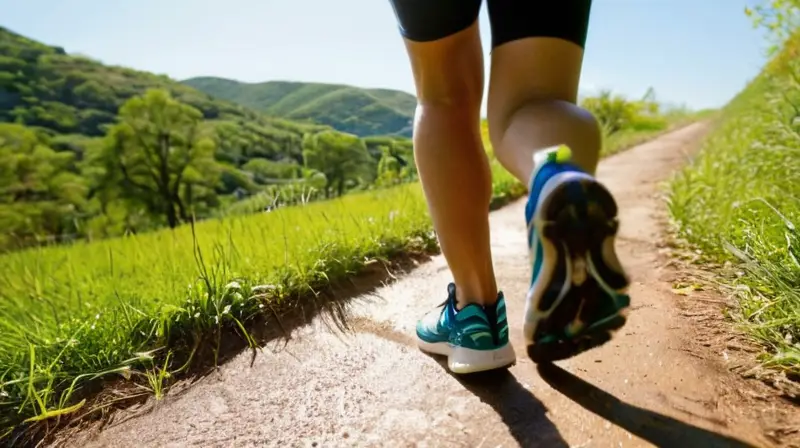 Corredores diversos en un parque soleado