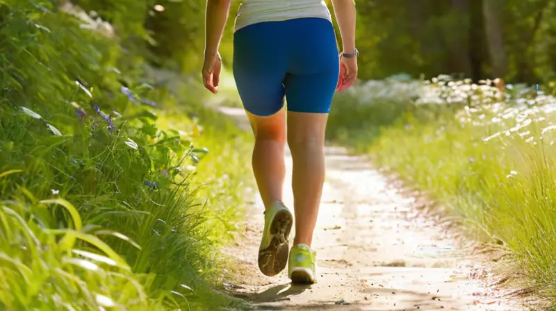 Corredor en parque soleado con perro