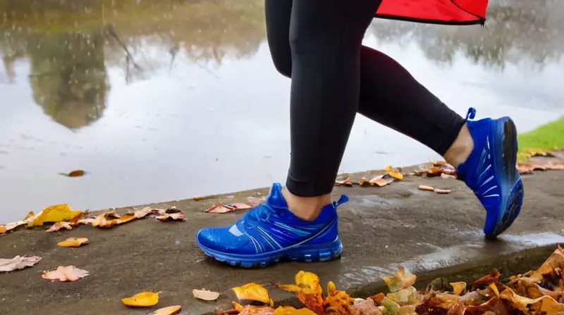Zapatillas de correr impermeables listas para usar