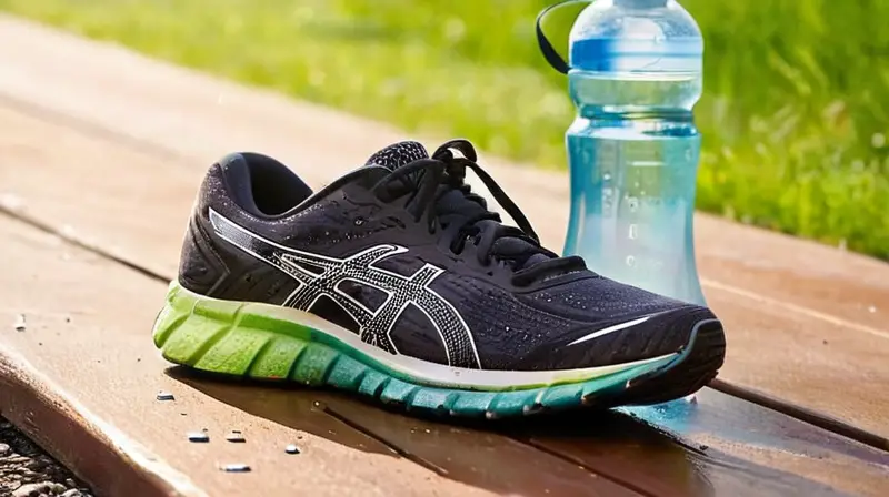 Pista de atletismo iluminada y vibrante