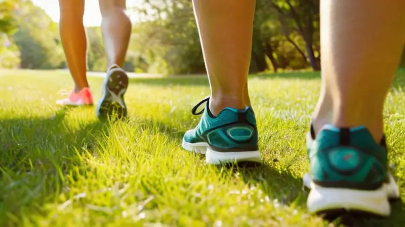 Atletas corriendo en un parque soleado